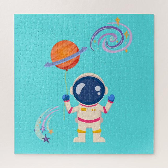 Spaceman cartoon adventures. jigsaw puzzle (Vertical)