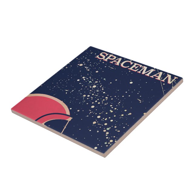 Spaceman Ceramic Tile (Side)