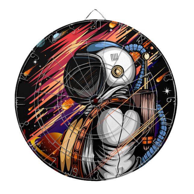Spaceman Dartboard (Front)