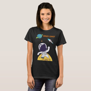 Spaceman Exploring Outer Space Space Cadet T-Shirt