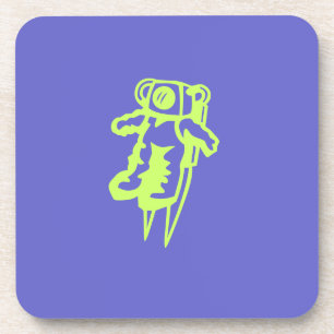 Spaceman Hard plastic coaster
