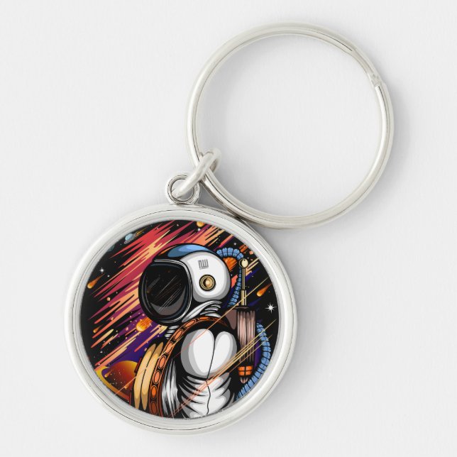 Spaceman Key Ring (Front)