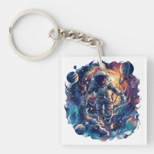 Spaceman Key Ring