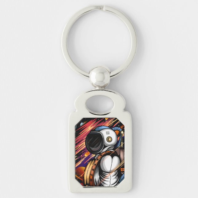 Spaceman Key Ring (Front)