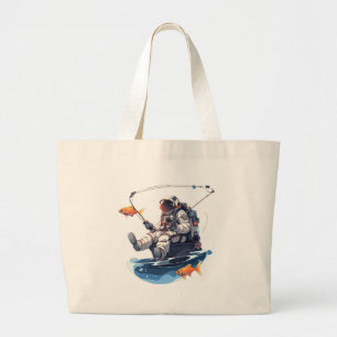spaceman large tote bag