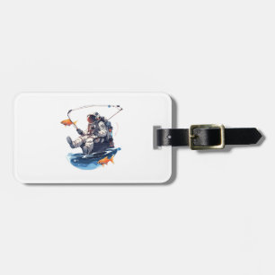 spaceman luggage tag