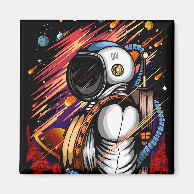 Spaceman Magnet (Front)