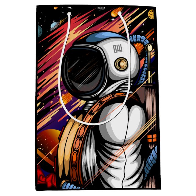Spaceman Medium Gift Bag (Front)