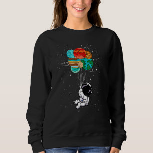 Spaceman  Space Astronaut Solar System Girls Boys Sweatshirt