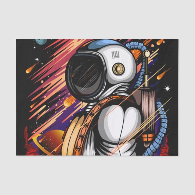 Spaceman Tissue Paper (Front)