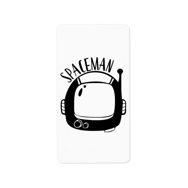 Spaceman Vintage Label (Front)