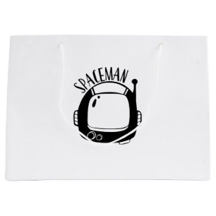 Spaceman Vintage Large Gift Bag