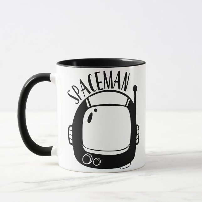 Spaceman Vintage Mug (Left)