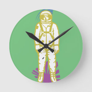 Spaceman Wall Clock