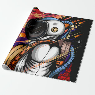 Spaceman Wrapping Paper
