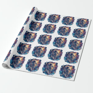 Spaceman Wrapping Paper