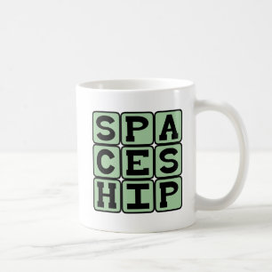 Spaceship, Alien Vessel Coffee Mug