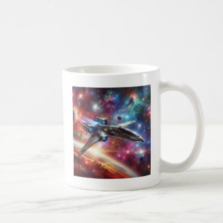 spaceship coffee mug