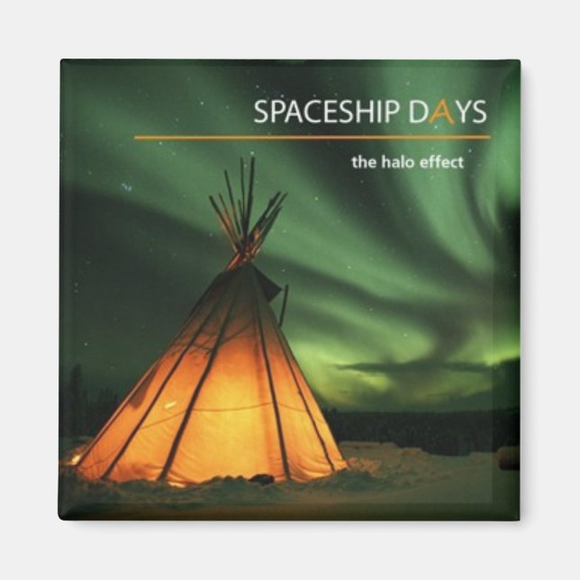 Spaceship Days Magnet (halo) (Front)