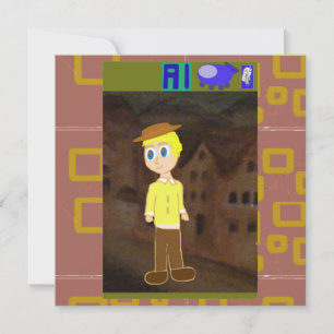 Spaceship in Town Invitation