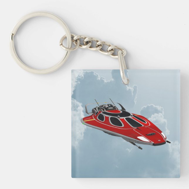 Spaceship Key Ring (Front)