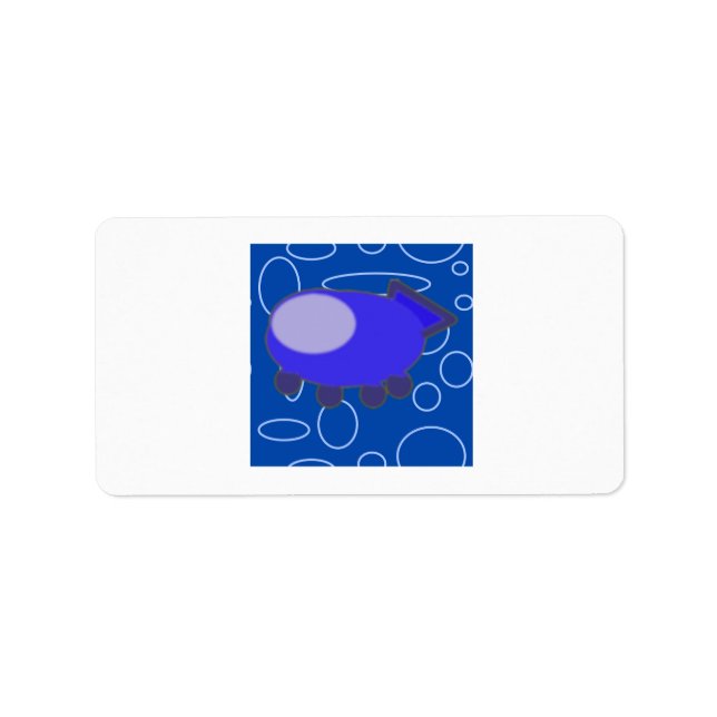 Spaceship Label (Front)