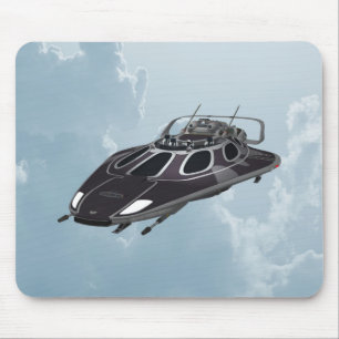 Spaceship Mouse Pad