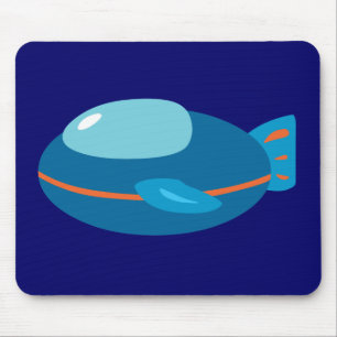 Spaceship Mouse Pad