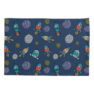 Spaceship Pattern pillowcases