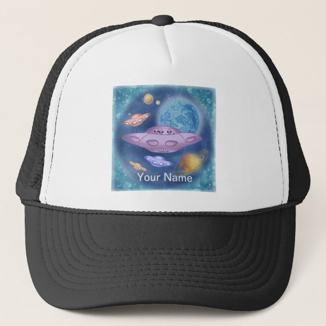 Spaceship Roadtrip  Hat (Front)