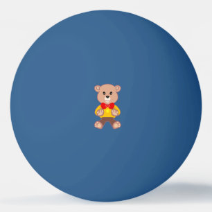 Spaceship Teddy Bear Ping Pong Ball