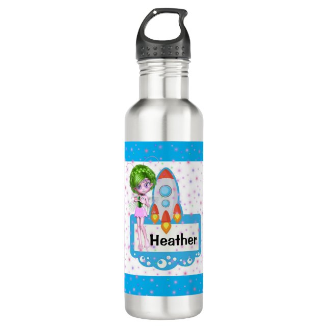 Spaceship Water Bottle (Front)