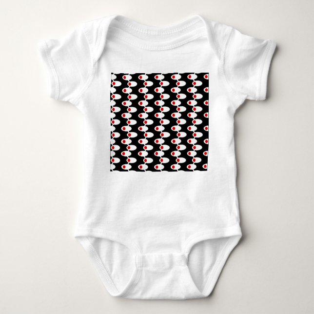 Spaceships  baby bodysuit (Front)