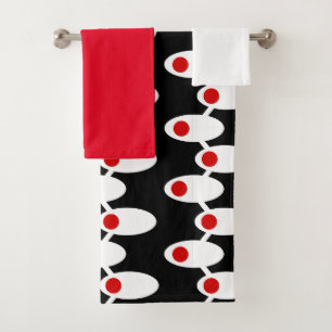 Spaceships bath towel set