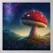 Spacey Amanita Muscaria 8x8 Poster
