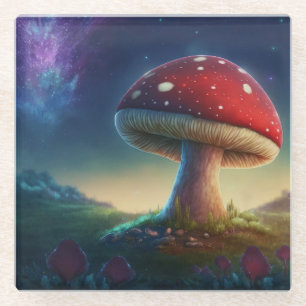 Spacey Amanita Muscaria Coaster