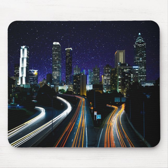 Spacey Atlanta Mouse Pad (Front)