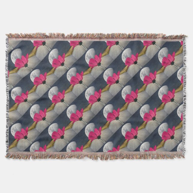 Spacey Cosmos Throw Blanket (Front)
