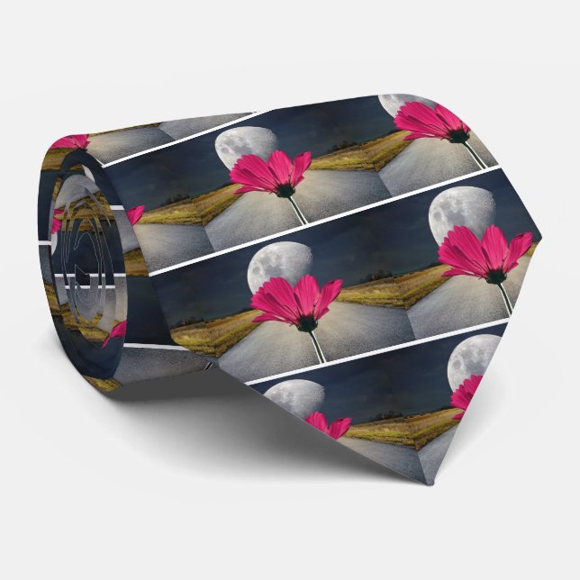 Spacey Cosmos Tie (Rolled)