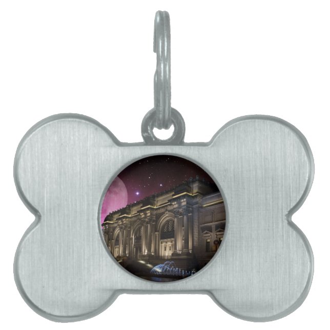 Spacey Metropolitan Museum Pet Name Tag (Front)