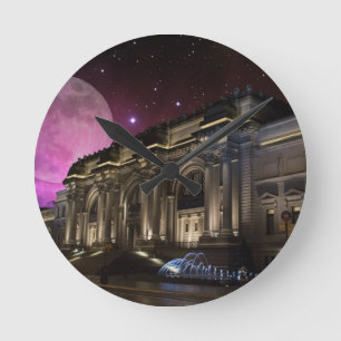 Spacey Metropolitan Museum Round Clock