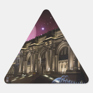 Spacey Metropolitan Museum Triangle Sticker