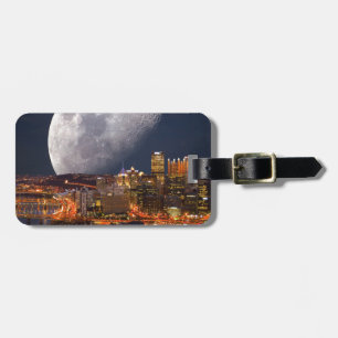 Spacey Pittsburgh Luggage Tag