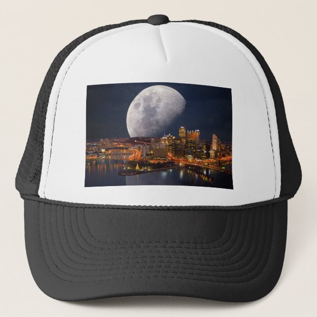 Spacey Pittsburgh Trucker Hat (Front)