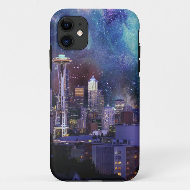 Spacey Seattle Case-Mate iPhone Case (Back)