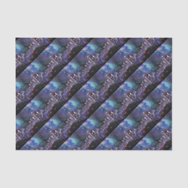 Spacey Seattle Tissue Paper (Front)