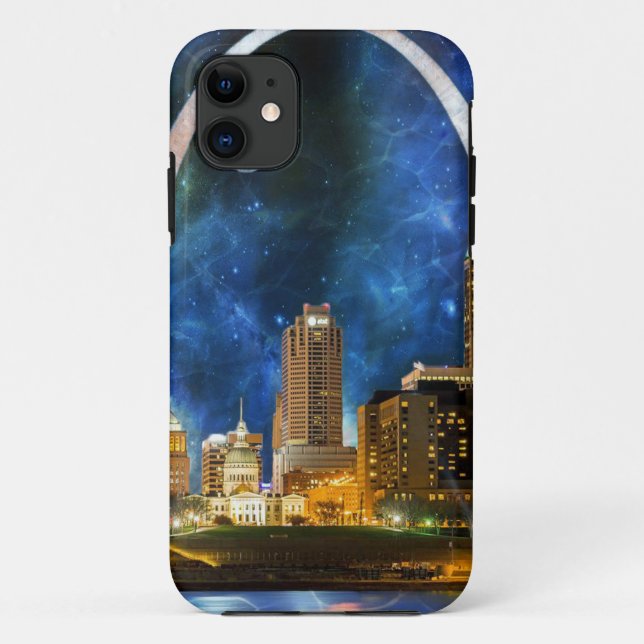Spacey St. Louis Skyline Case-Mate iPhone Case (Back)