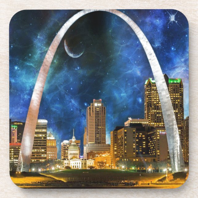 Spacey St. Louis Skyline Coaster (Front)