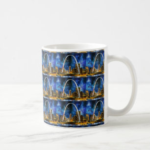 Spacey St. Louis Skyline Coffee Mug