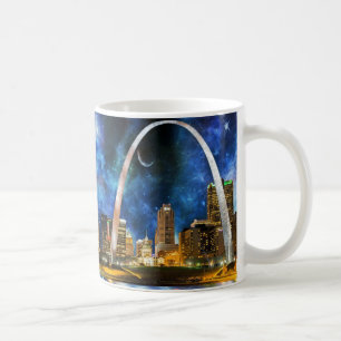 Spacey St. Louis Skyline Coffee Mug